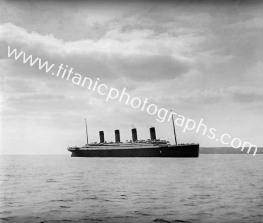 Titanic photographed off Roche's Point